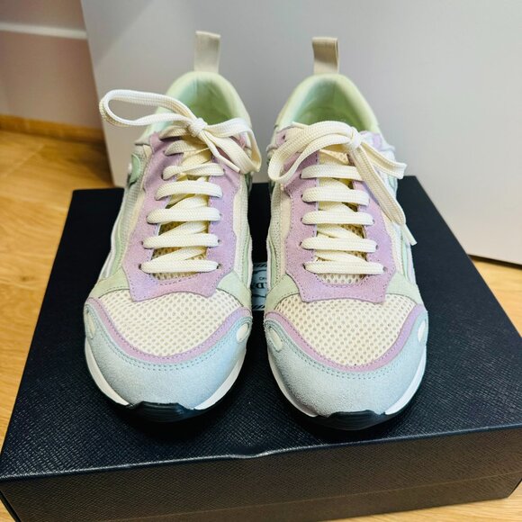 Sandro Pastel Flame Sneakers, Size 8 - Picture 6 of 8